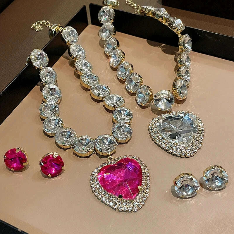 romantic-heart-pendant-necklace-earrings-set-luxury-rhinestone-necklace-stud-earrings-jewelry-sets-for-party-wedding-bridal-kimlud-kimlud-33912750
