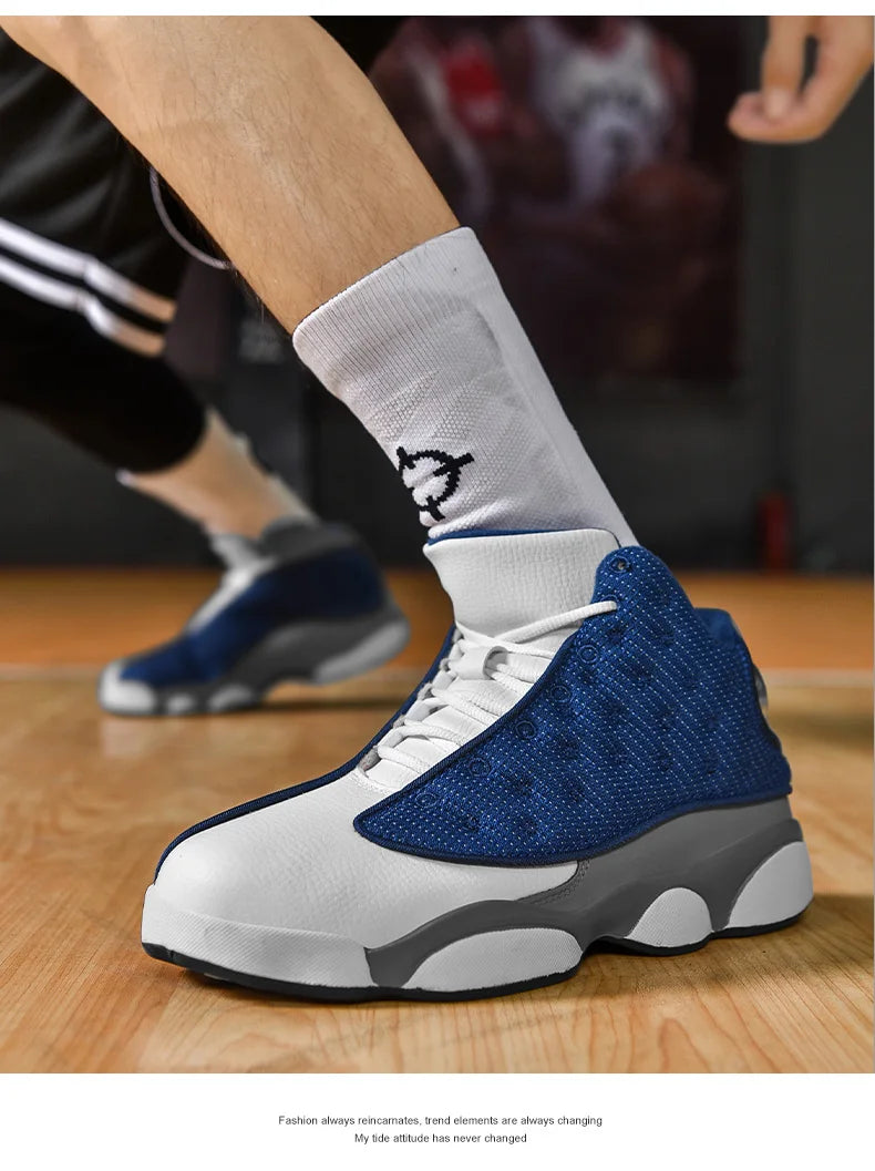 Men's Shoes Autumn 2025 New Basketball Mid-Top Casual Sports Trendy Shoes Youth Sneakers Sports Shoes Thick-Soled Casual Shoes