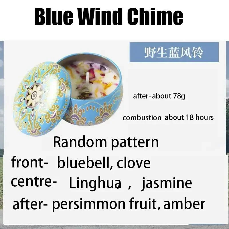 KIMLUD, Gbbma A box of notes Scented candles Use natural dried flowers candles For indoor aromatherapy, KIMLUD Womens Clothes