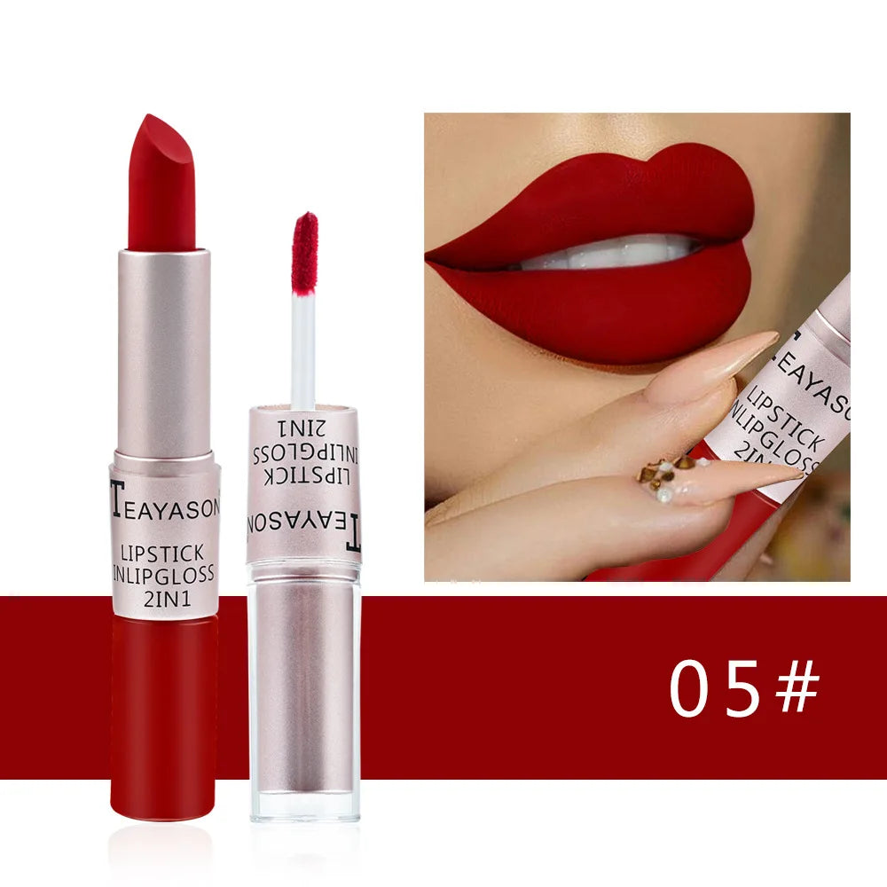 Matte Liquid Lipstick – Waterproof Long-Wear – Pink | KIMLUD