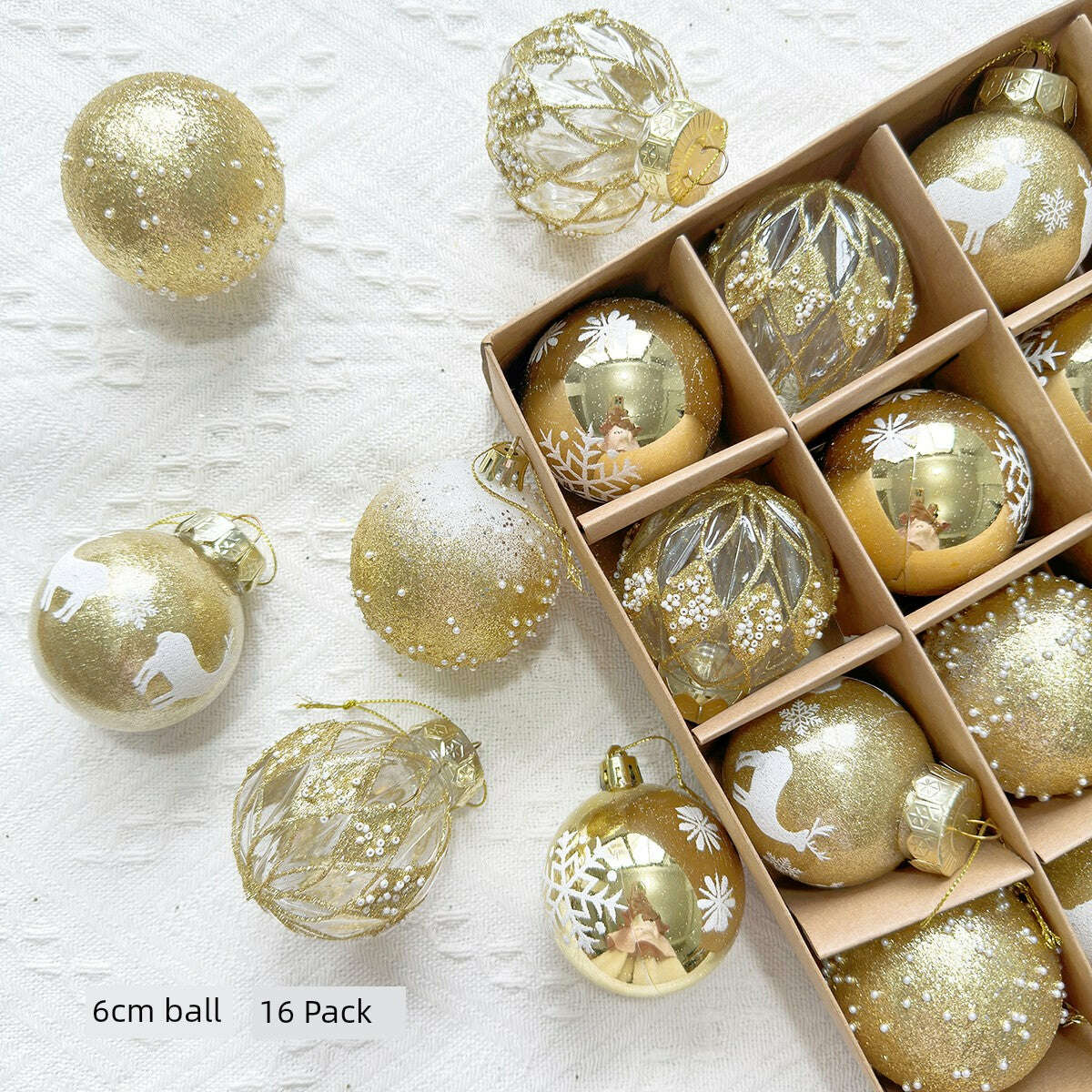 KIMLUD, Christmas Tree 42 Scenes Christmas Decorations, KIMLUD Womens Clothes