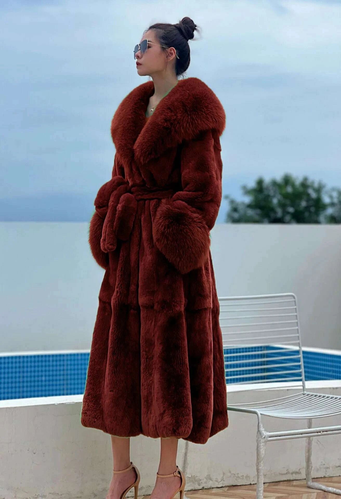 KIMLUD, 2024 Long Mink Coats Women Fur Coats Winter Outwear Faux Fur Jacket Female Long Sleeve Ladies Casual Oversize Fur Coat Parkas, KIMLUD Womens Clothes