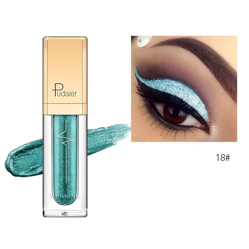 Liquid Eyeshadow – Waterproof – Gel – Purple Gold Metallic | KIMLUD