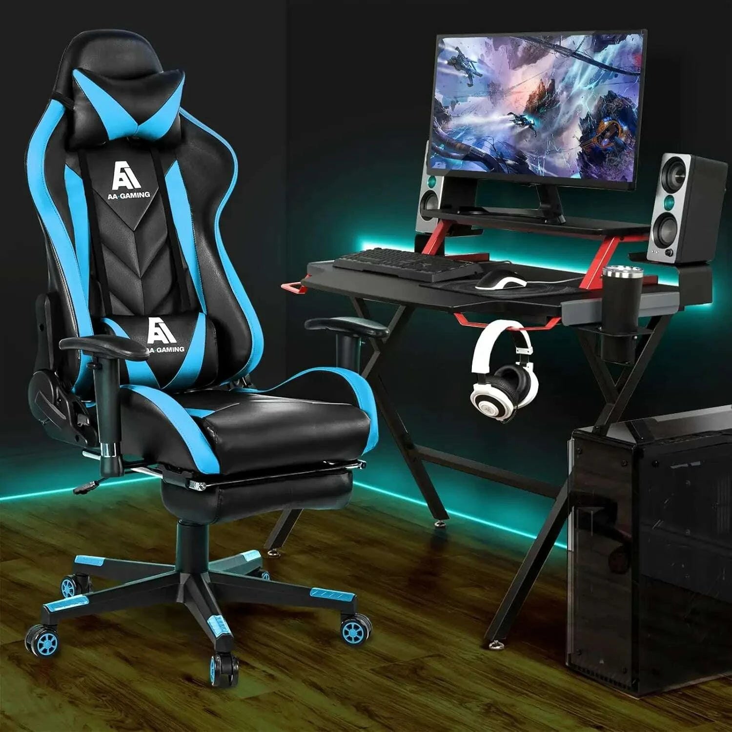ergonomic-gaming-chair-with-high-back-adjustable-footrest-and-lumbar-support---bluekimludkimlud-35574267