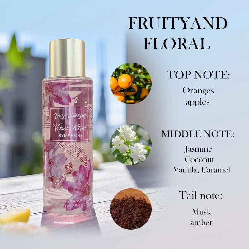 Floral Silk Body & Hair Mist Collection — Clear | KIMLUD