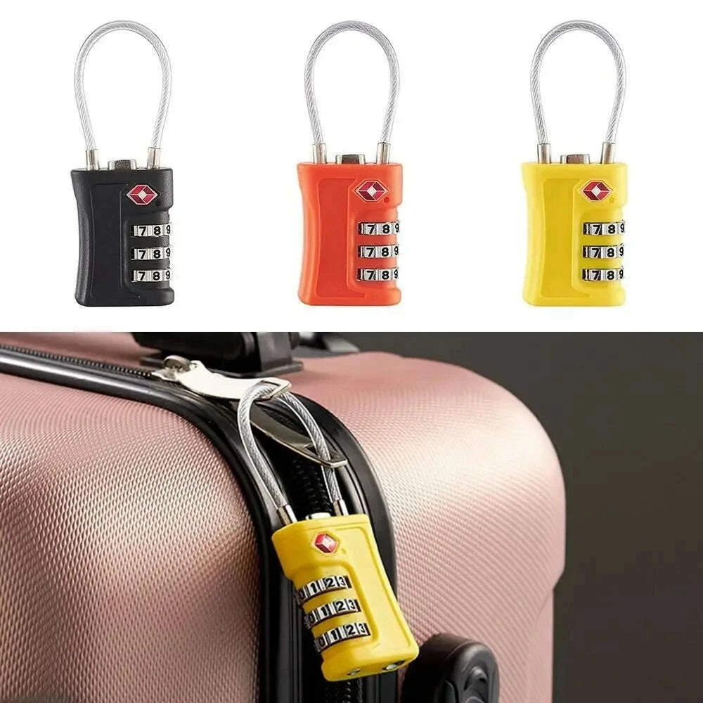 tsa-customs-lock-3-digits-travel-password-changeable-lock-digital-lock-zinc-alloy-suitcase-luggage-anti-theft-lock-for-airplanekimlud-womens-fashion-34614520