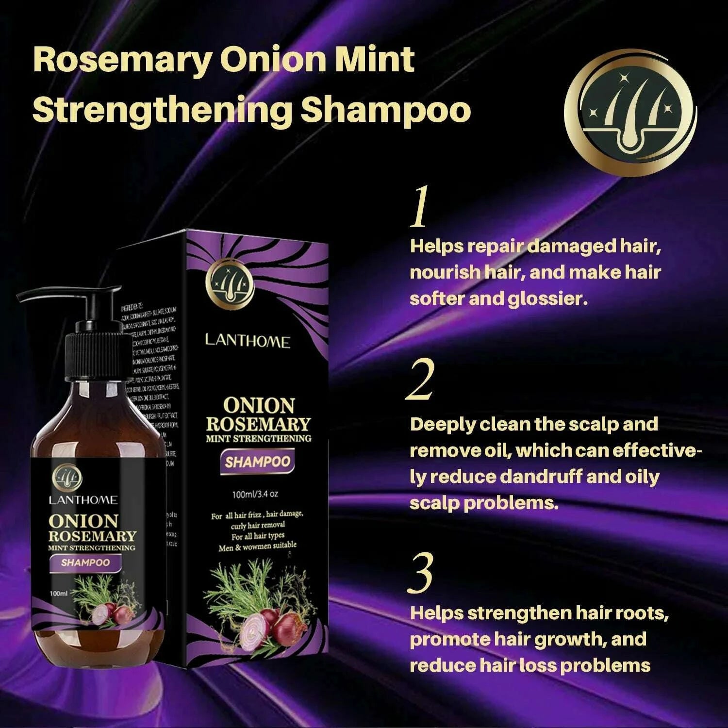 100ml-hair-shampoo-for-fast-hair-growth-rosemary-onion-shampoo-30ml-spray-anti-hair-loss-effective-within-7-day-hair-growthkimlud-womens-fashion-34608537