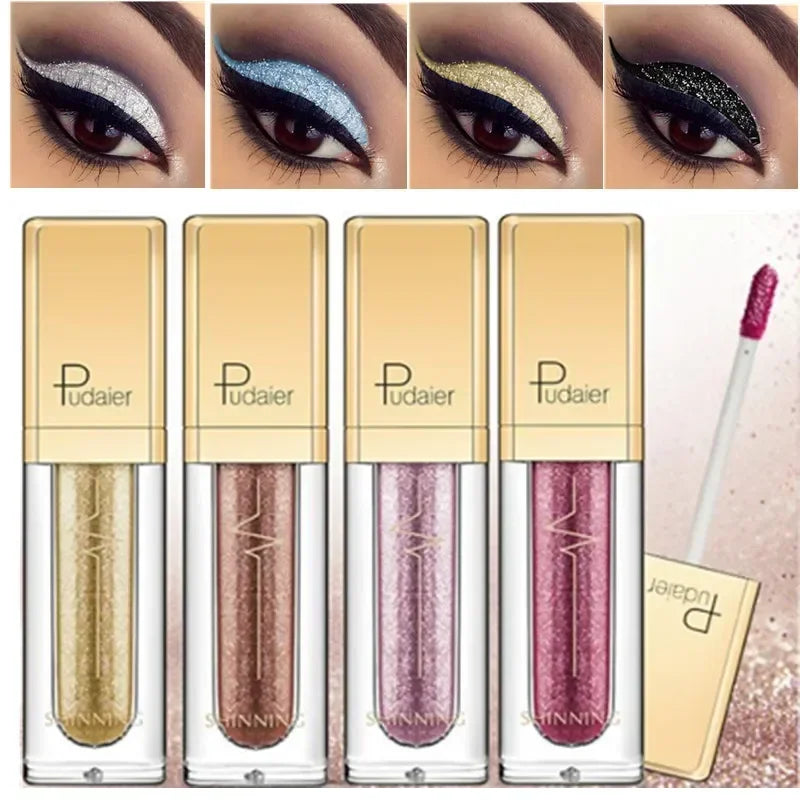 Liquid Eyeshadow – Waterproof – Gel – Purple Gold Metallic | KIMLUD
