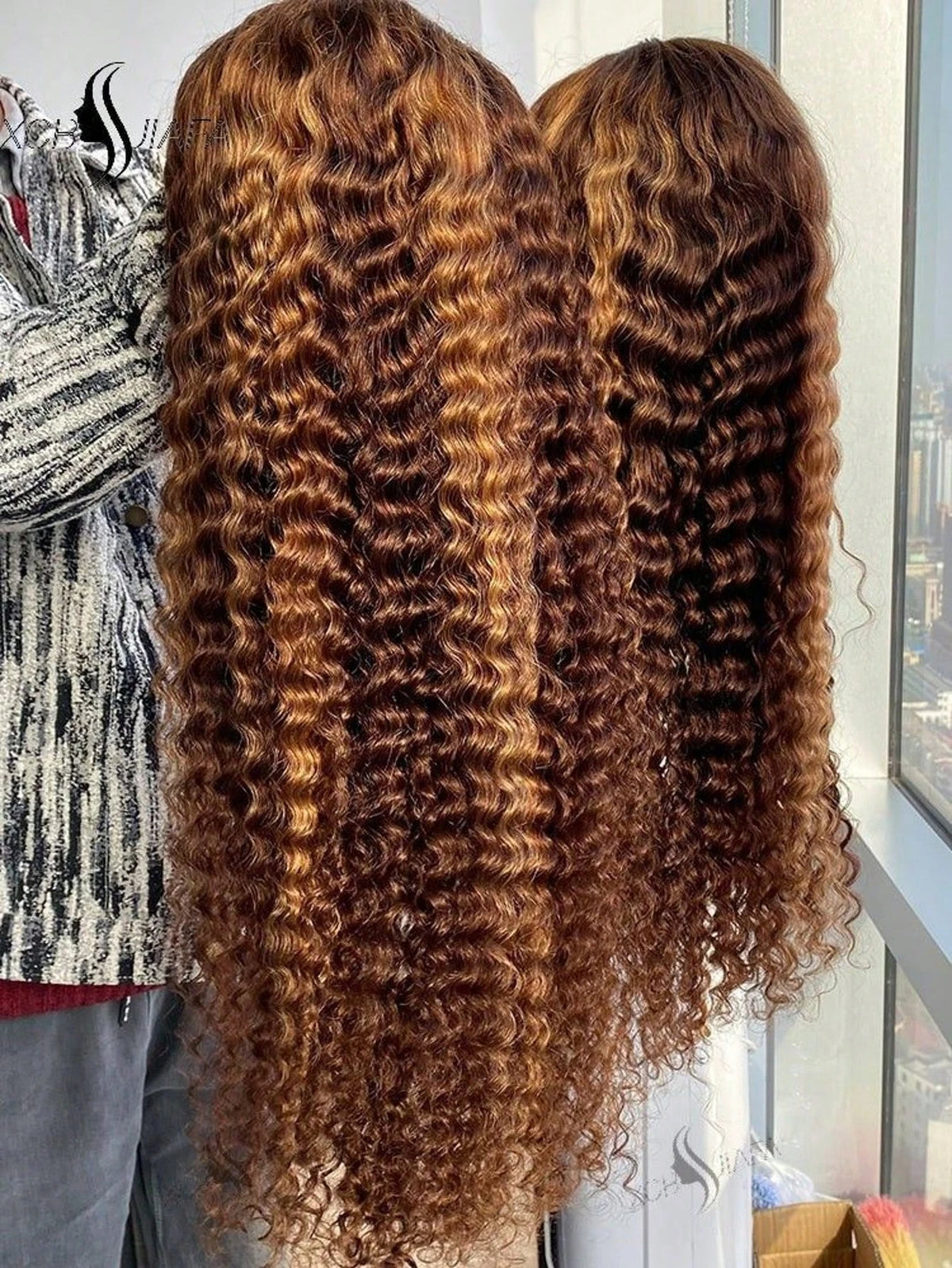 Lace Front Wig – Deep Wave – Remy Brazilian Hair – Transparent | KIMLUD
