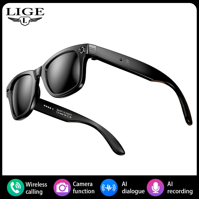 2025 New AI Intelligent Interactive Smart Sunglasses Photography Video Translation Smart Glasses For Google Glasses IOS Andirod