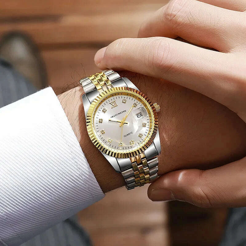 mens-watch-gold-dial-multi-functional-quartz-movement-stainless-steel-waterproof-timing-men-business-watch-reloj-hombrekimlud-womens-fashion-34609998