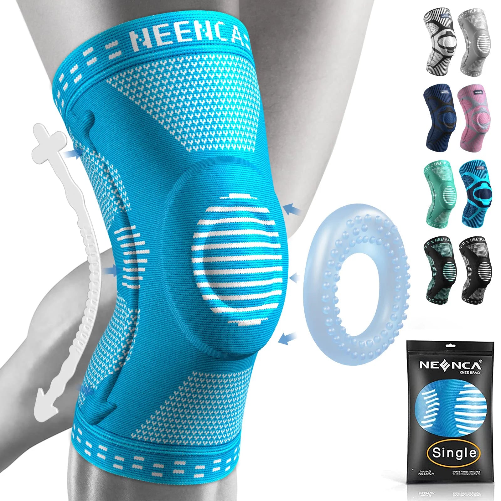 KIMLUD, NEENCA Knee BracesCompression Knee Support for Knee Pain Relief Sleeve Meniscus Tear ACL Arthritis Joint Pain Injury Recovery, KIMLUD Womens Clothes