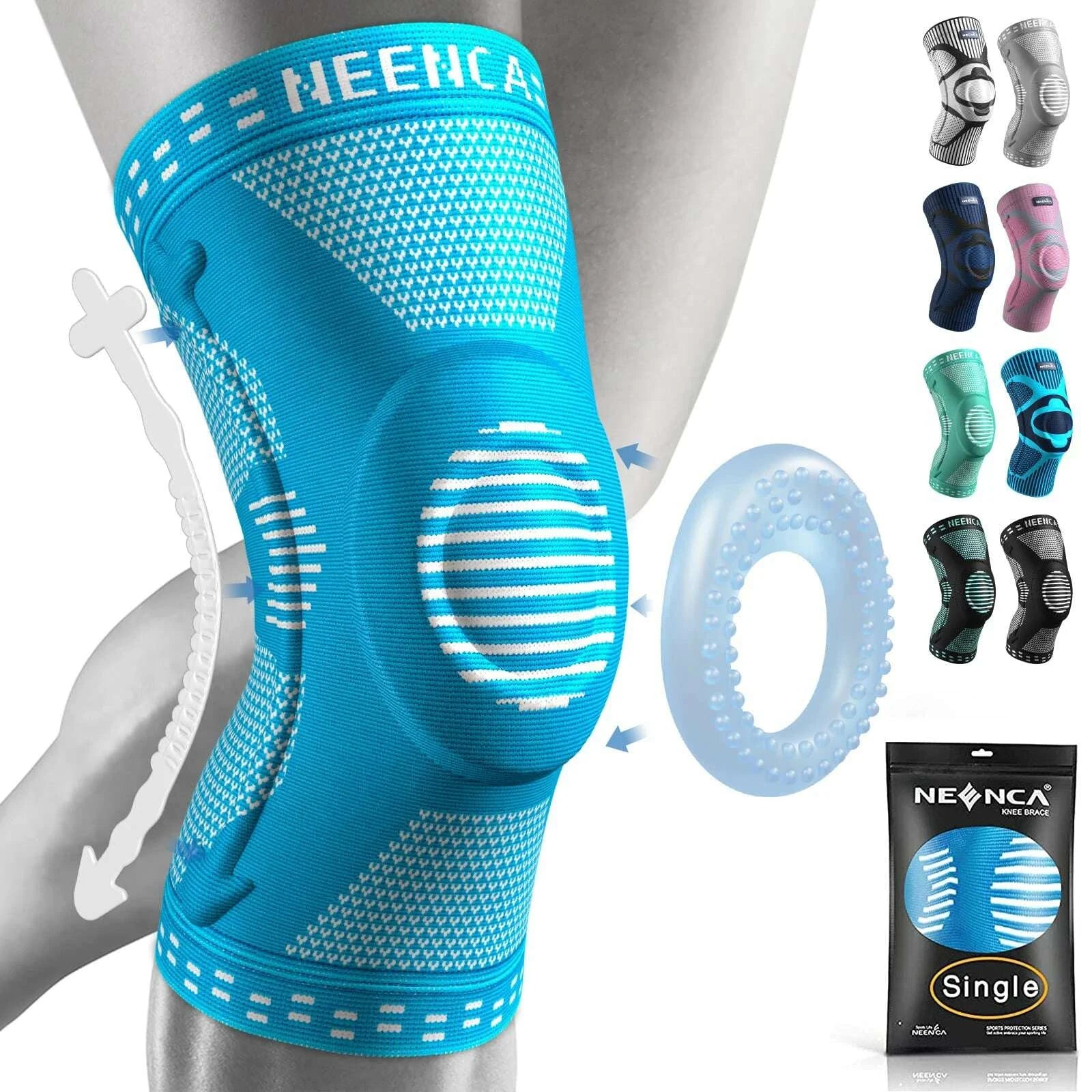 KIMLUD, NEENCA Knee BracesCompression Knee Support for Knee Pain Relief Sleeve Meniscus Tear ACL Arthritis Joint Pain Injury Recovery, KIMLUD Womens Clothes