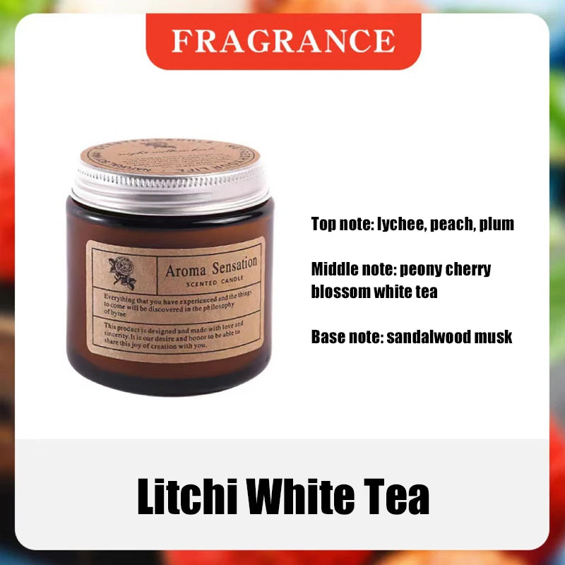 KIMLUD, Smokeless Aromatic Scented Candle Handmade Soybean Wax Candles Festival Wedding Birthday Party Gift Glass Cup Home Decoration, KIMLUD Womens Clothes