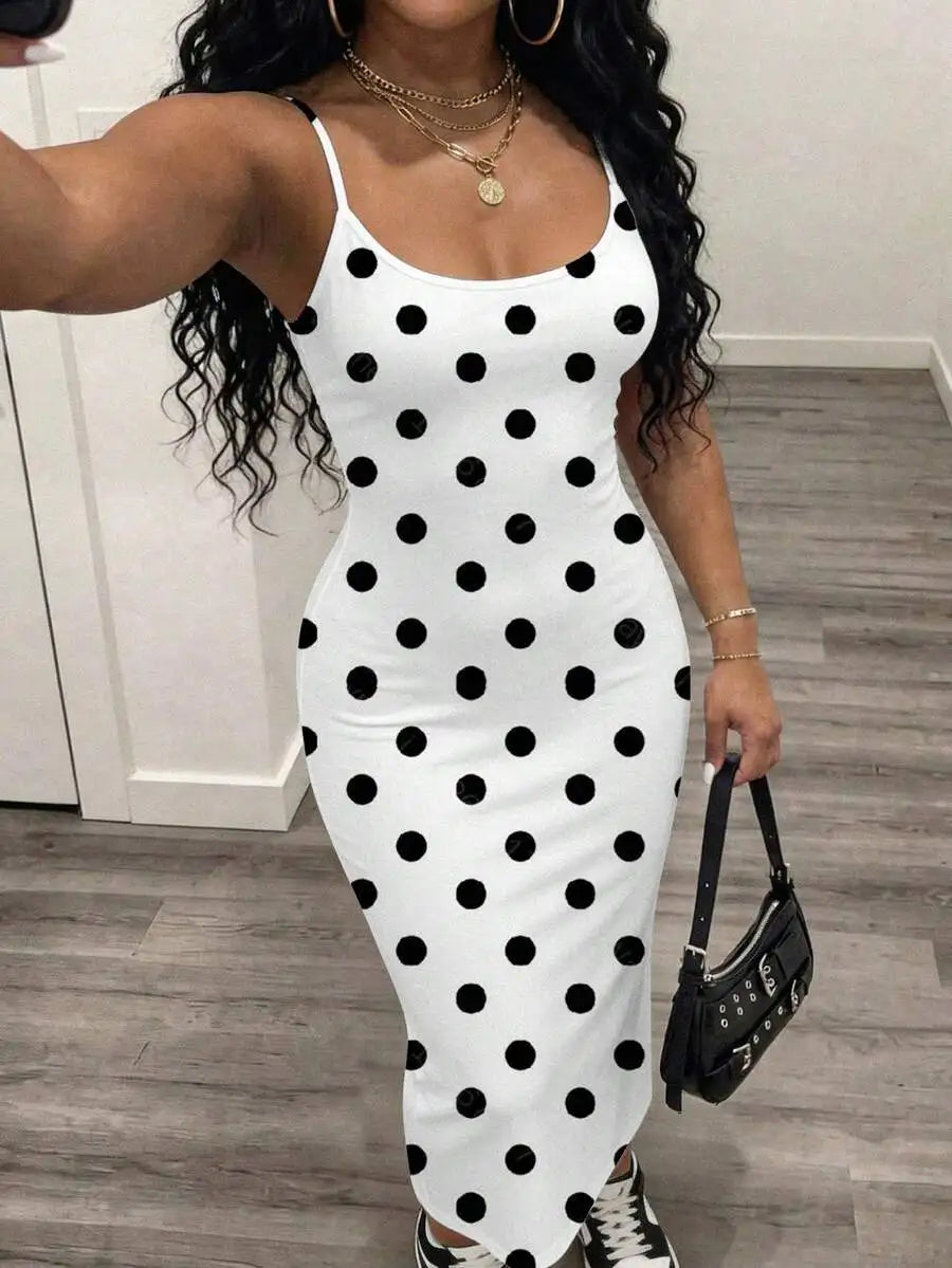Dress - Floral Print Waist Cinched Ankle Length - Polyester | KIMLUD