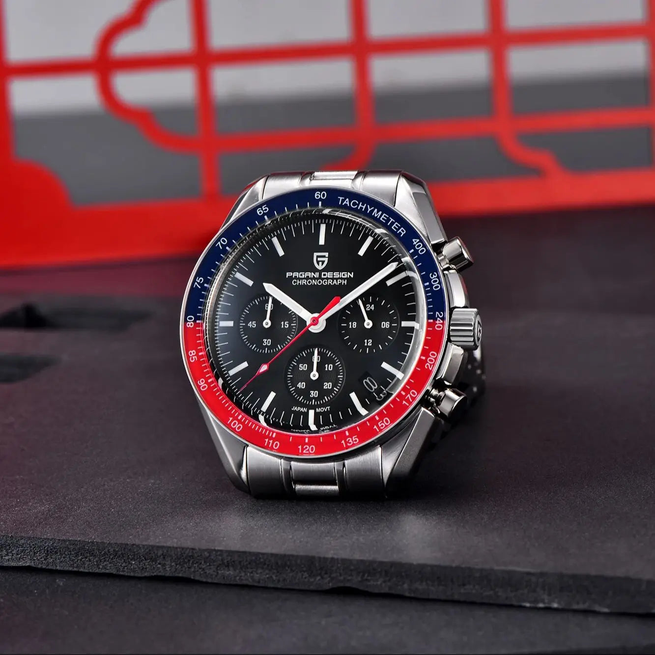 PAGANI DESIGN New Men's Watches Luxury Quartz Sapphire Bezel moon Watch For Men Sport Chronograph Waterproof Wristwatch 2024
