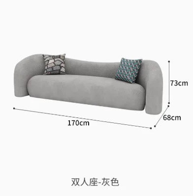 Nordic Minimalist Sofa Sculptural Silhouette And Quiet Confidence — White | KIMLUD