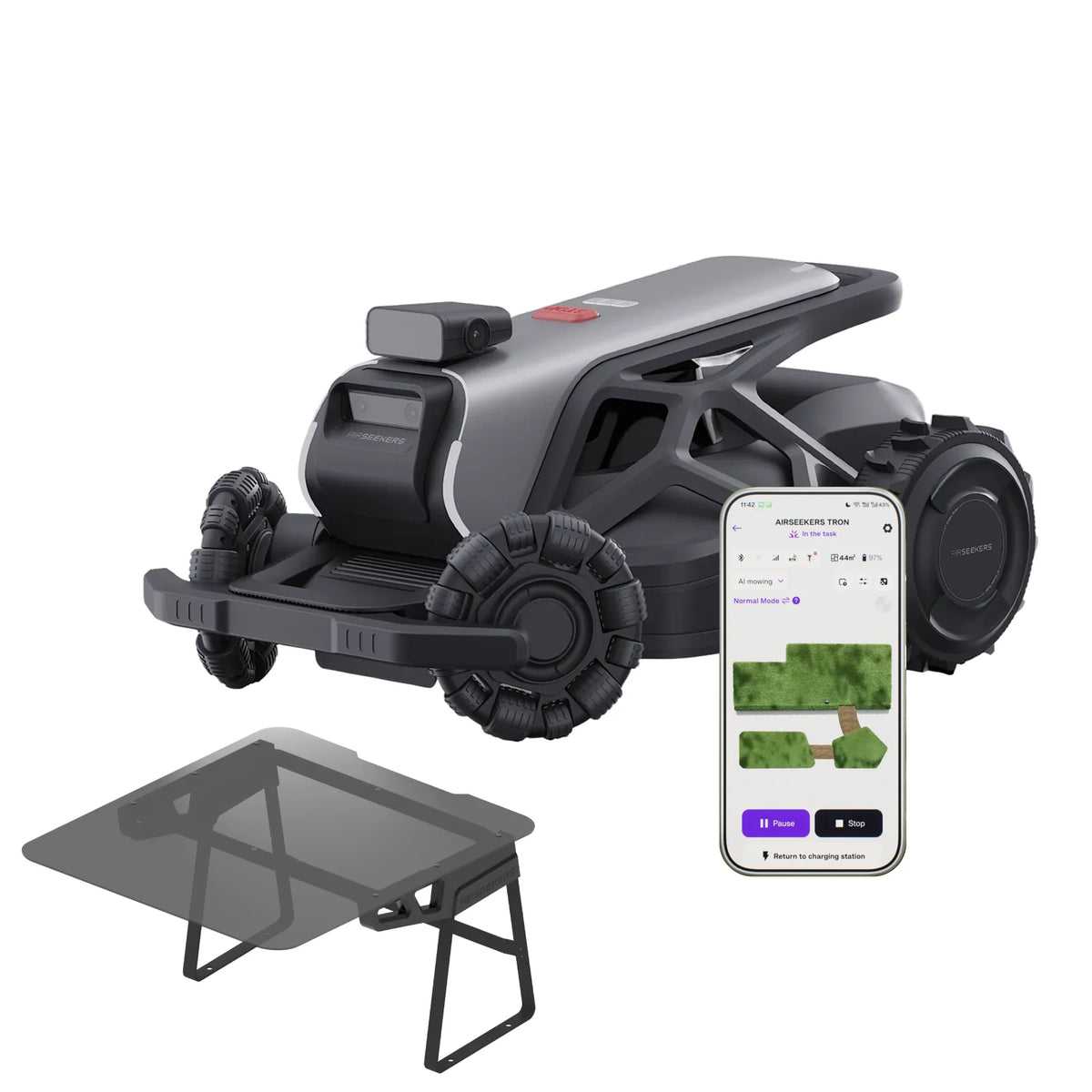 Robotic Lawn Mower – VSLAM Navigation – All-Terrain Chassis | KIMLUD