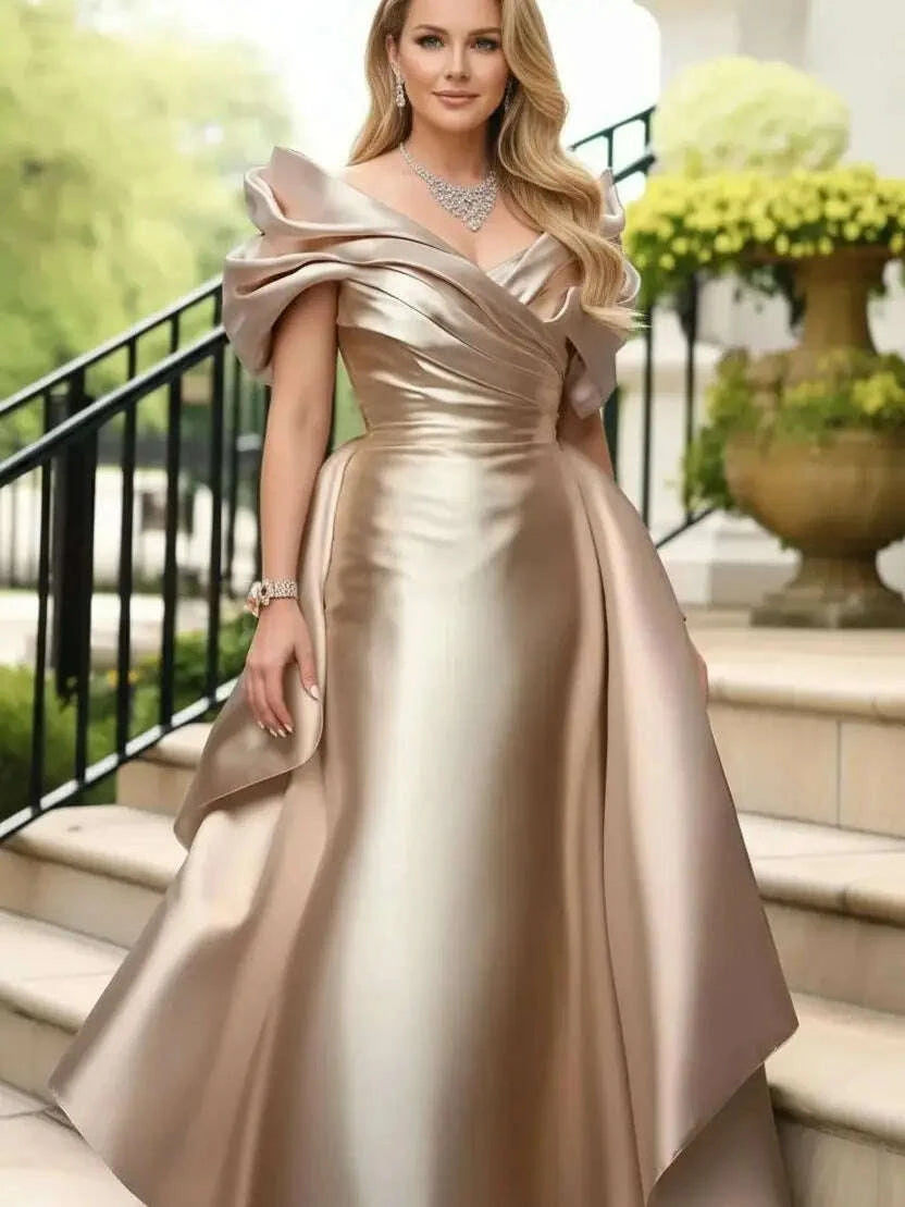 off-shoulder-puff-sleeve-plus-size-satin-evening-dress-for-womens-solid-elegant-cocktail-wedding-guest-maxi-dresseskimludkimlud-35576368
