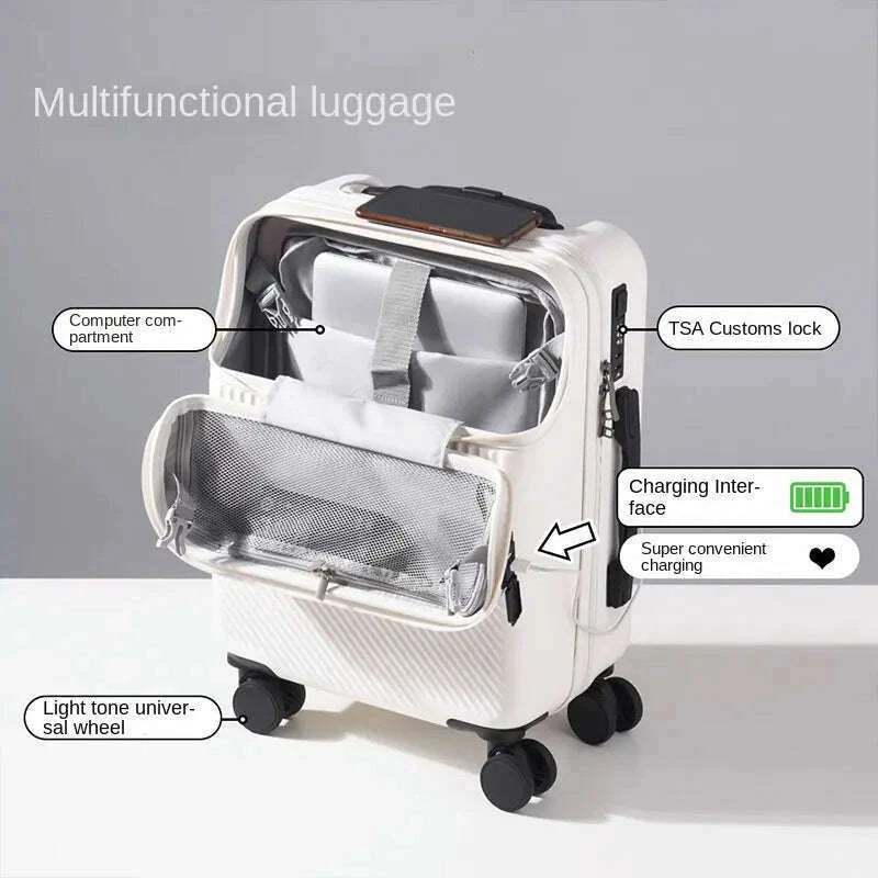 luggage-front-opening-combination-box-charging-interface-multi-function-trolley-box-20-boarding-luggage-silent-universa-wheelkimlud-womens-fashion-34612961