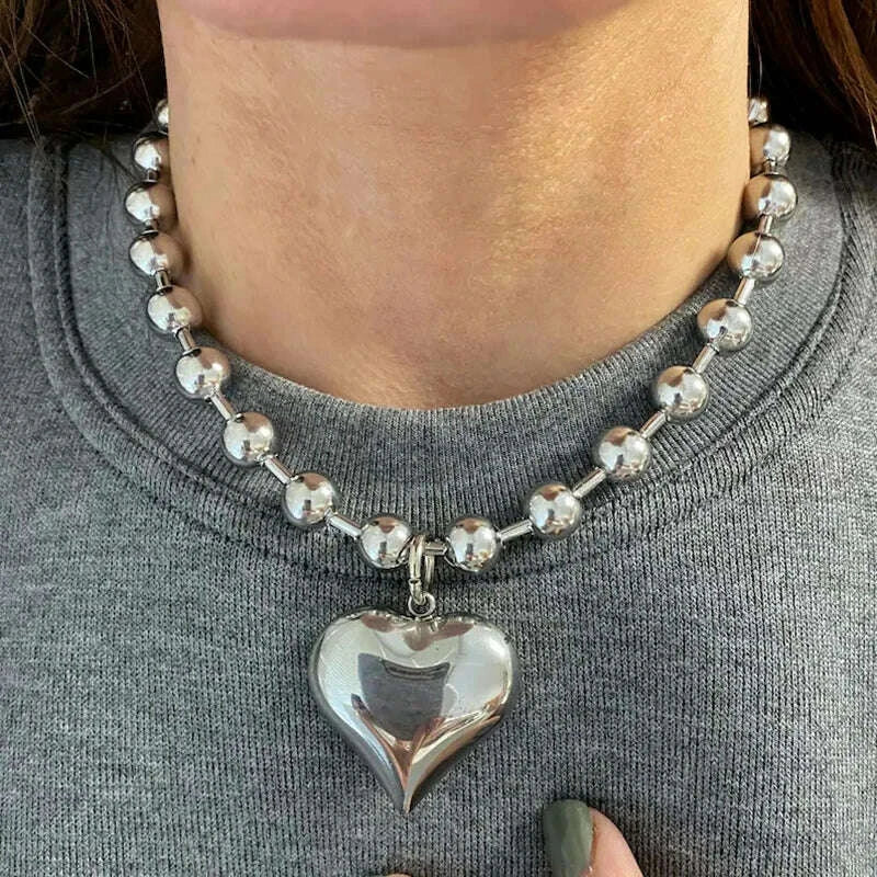 gothic-gold-heart-pendant-necklace-for-women-stainless-steel-beaded-choker-steampunk-jewelry-kimlud-kimlud-33911359