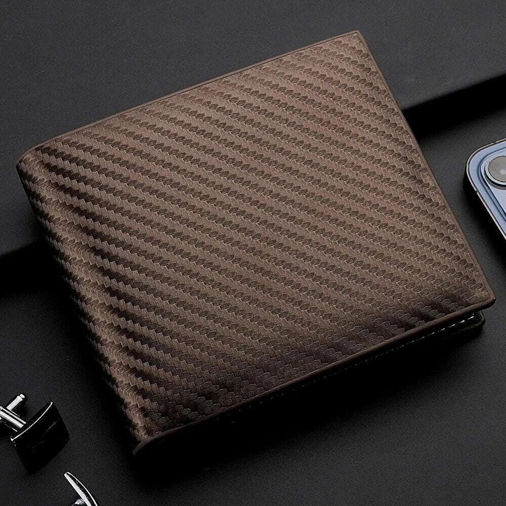 new-carbon-fiber-short-wallet-mens-card-bag-integrated-zipper-change-bag-holderkimlud-womens-fashion-34600734