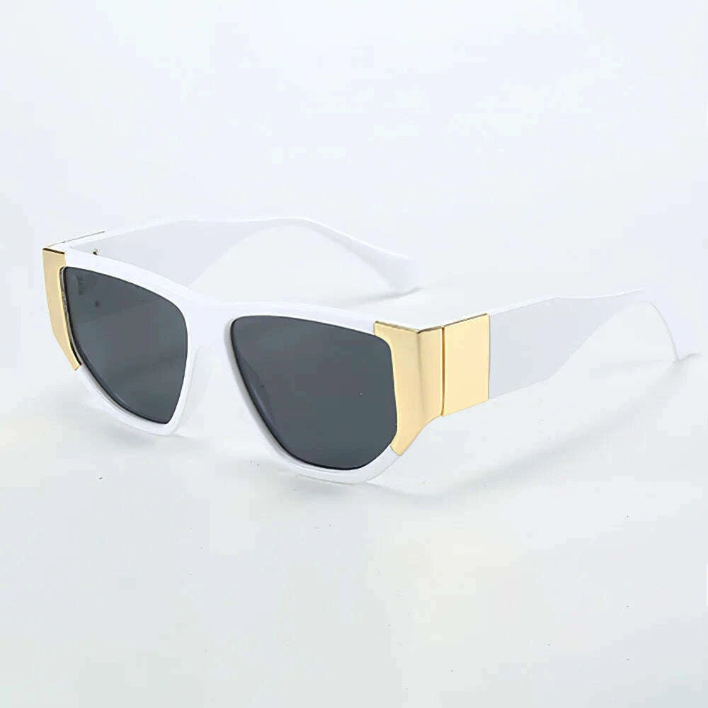 KIMLUD, 2025 New Fashionable Colorful Women Sunglasses Decorated Gradient Lenses Trendy Accessories for Women and Men Sunglasses, KIMLUD Womens Clothes