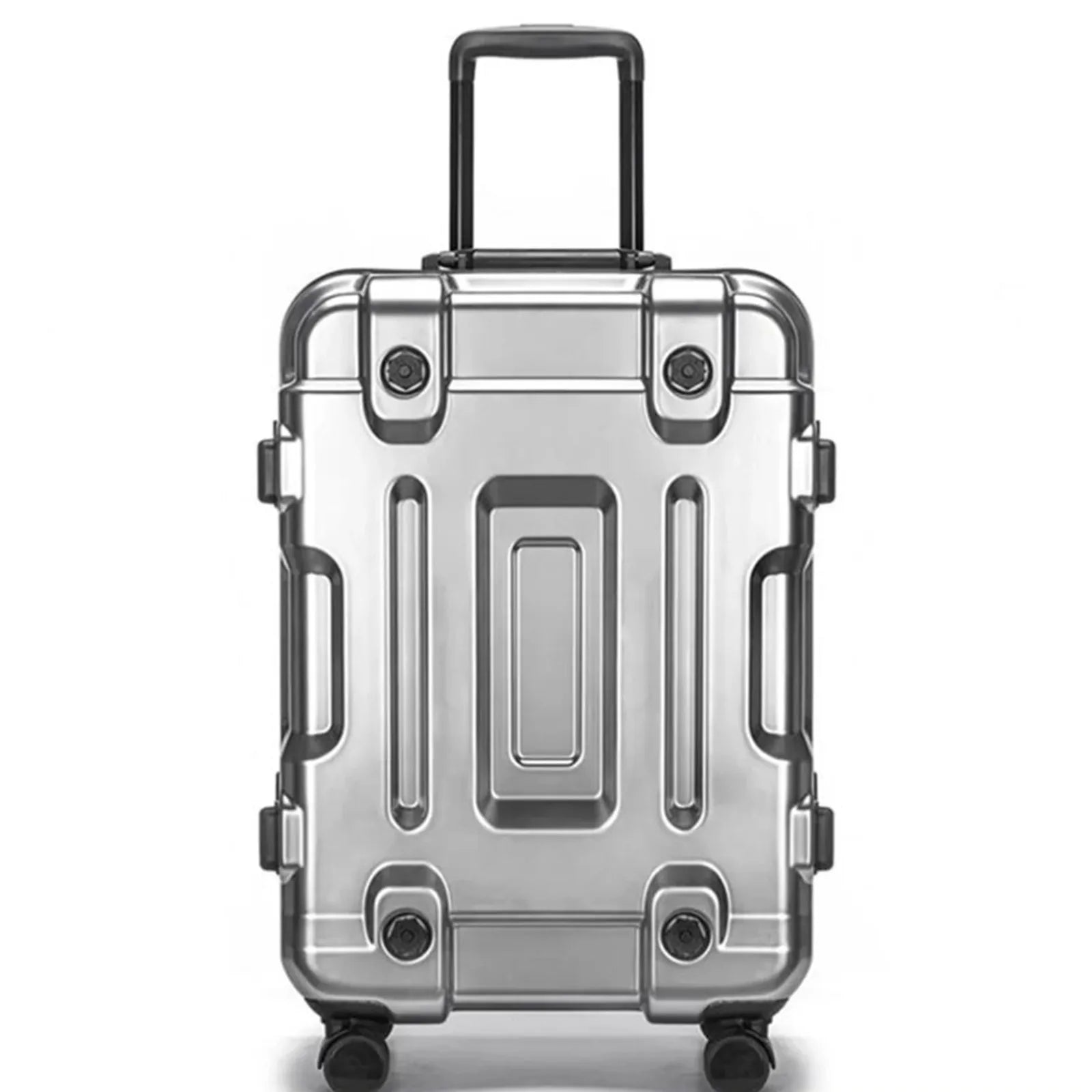 3D Aluminum Frame Trolley Case Travel Suitcase Luggage Password Storage Box Aviation Bag Rolling Silent 4 Wheels Baggage Handbag