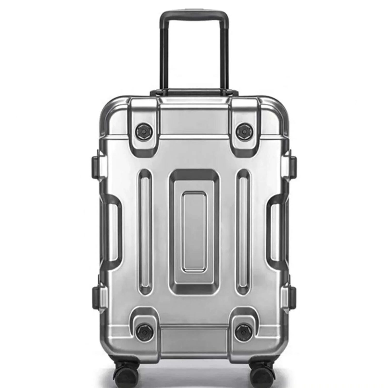 KIMLUD, 3D Aluminum Frame Trolley Case Travel Suitcase Luggage Password Storage Box Aviation Bag Rolling Silent 4 Wheels Baggage Handbag, KIMLUD Womens Clothes