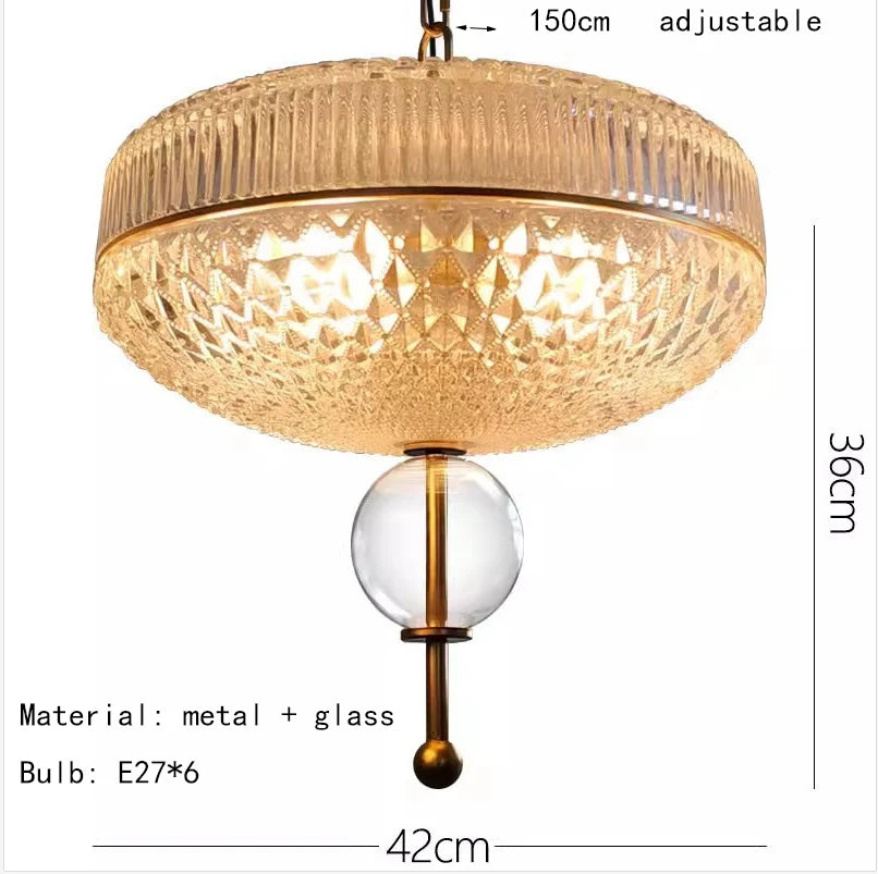 Champagne Glass Pendant Light Creative Hanging Lamp 3000K Gold Metal For Hotel Parlor Dining Room Bedroom