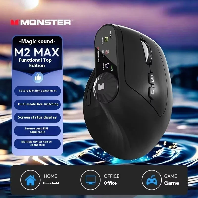 monster-m2-pro-max-gaming-mouse-rechargeable-dual-mode-lightweight-custom-comfortable-ergonomic-durable-wireless-mouse-giftkimludkimlud-35567937