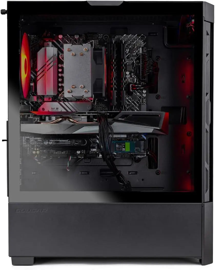 Matte Black Steel Desktop Ryzen 7 7700X RTX 5060 32GB DDR5 1TB Gen4 NVMe — Black | KIMLUD