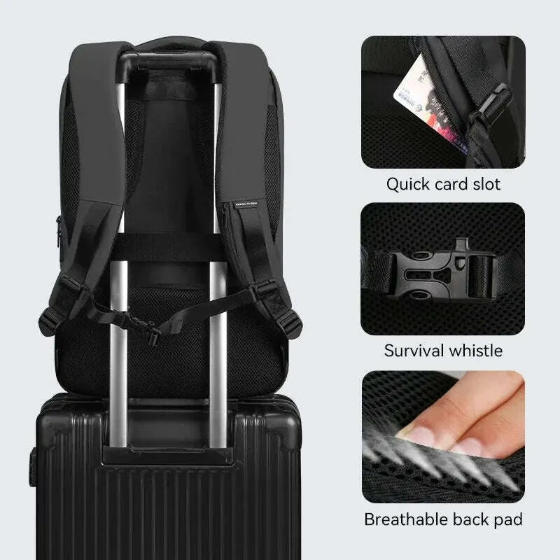 KIMLUD, MARK RYDEN Business Backpack for Men Waterproof and Travel Laptop Backpack with USB Charging, Fits 17 Inch Laptop and Tech Gear, KIMLUD Womens Clothes