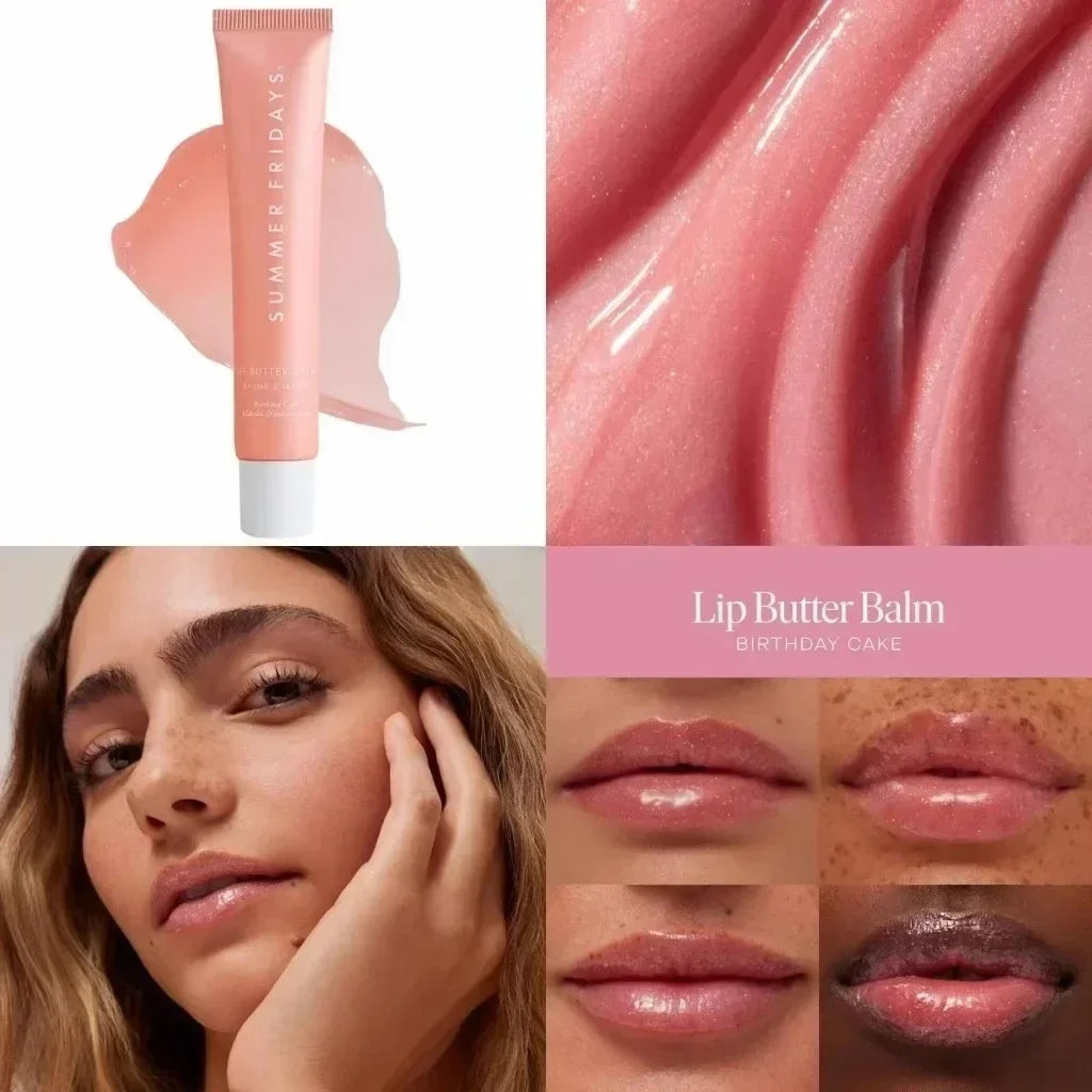 Summer Lip Balm Fridays Moisturizing Smooth Soft Gloss Lipstick Hydrating Birthday Cake Vanilla Beige Lips Care Makeup Cosmetics