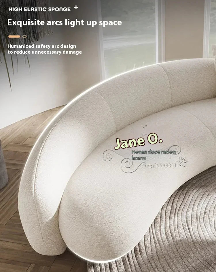Nordic Velvet-Inspired Sofa Curved Silhouette With Plush Cushioning — Olive Green | KIMLUD