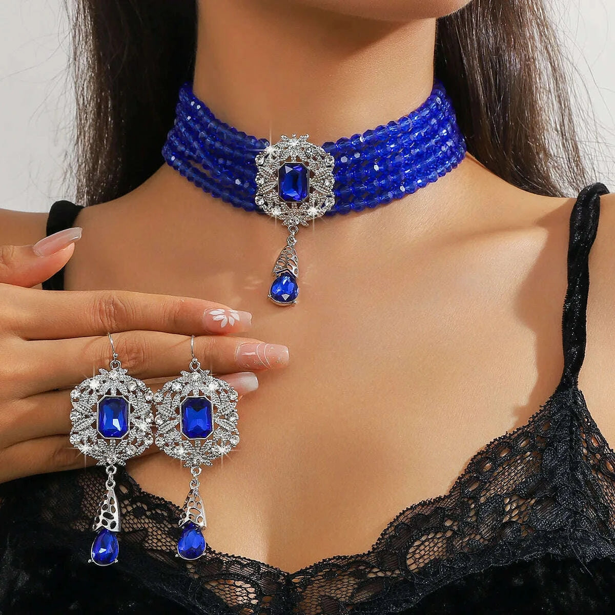 fyuan-multilayer-green-red-blue-black-crystal-necklace-geometric-hollow-alloy-earrings-for-women-weddings-banquet-jewelry-setskimlud-womens-fashion-34624257