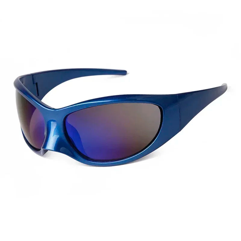 Plastic Oversized Frame Sunglasses — Black | KIMLUD