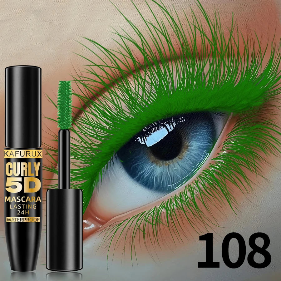Silk 5D Mascara Waterproof Lengthened Curled Lashes Long Wearing Formula — Black | KIMLUD