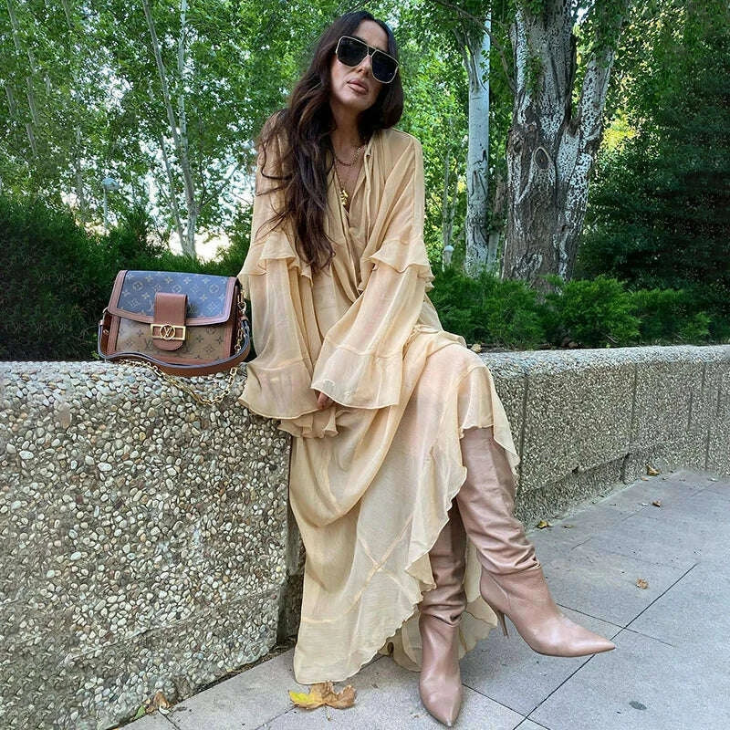 tornova-chiffon-ruffled-long-dress-for-women-flared-sleeves-long-sleeve-v-neck-high-waist-dress-female-summer-casual-loose-dress-kimlud-kimlud-33915557