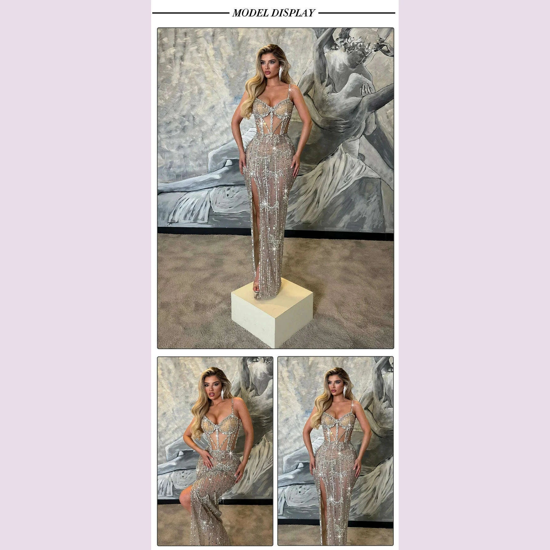 vc-glamorous-silver-sequin-spaghetti-strap-maxi-dress-gown-with-cut-out-detail-and-high-slit-for-red-carpet-galaskimlud-womens-fashion-34625138