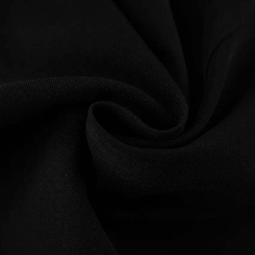 2025 Autumn and Winter New Fashion Black Small Suit Solid Jacket Design Sense Lace Splicing Commuting Long Sleeved Top Coat