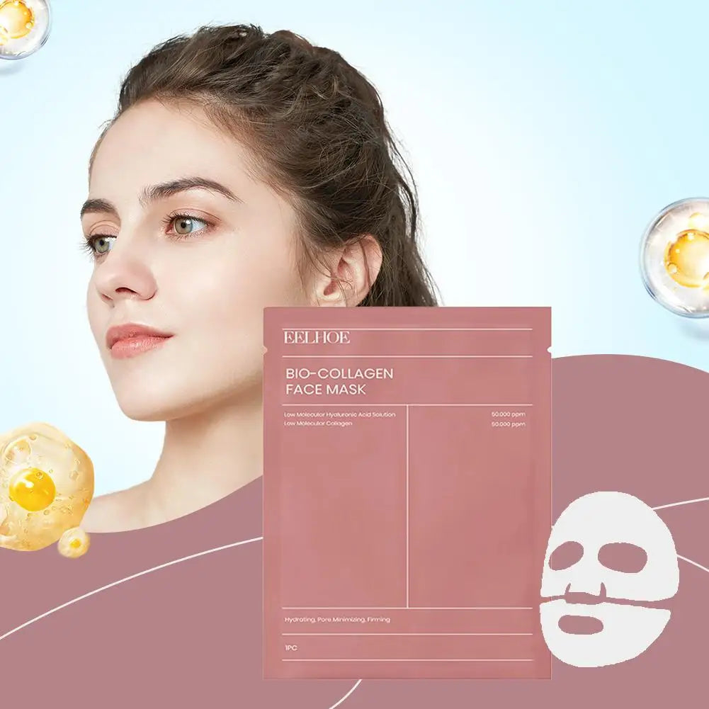 Bio Collagen Face Mask Deep Hydrating Overnight — Rose Pink | KIMLUD
