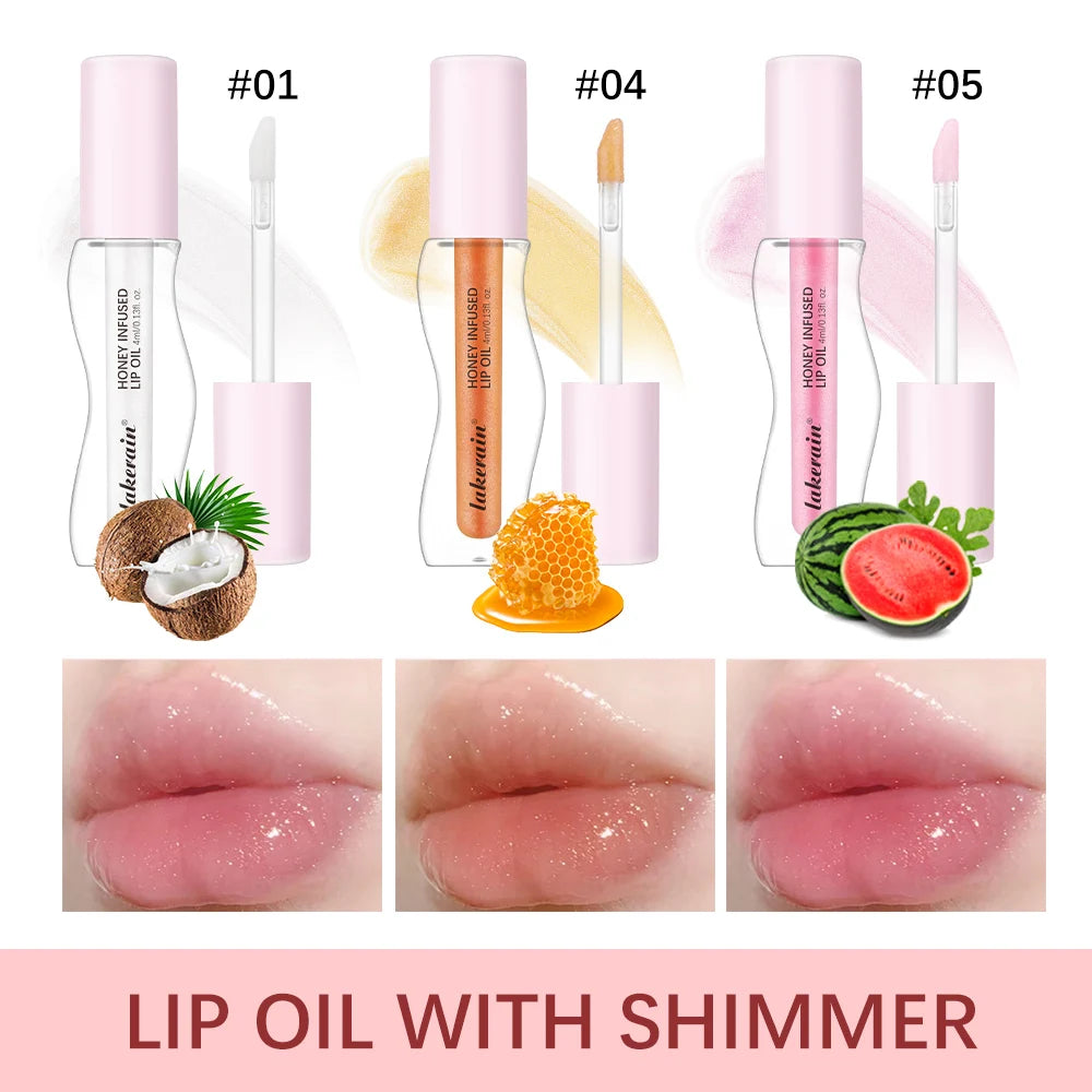 Sculpted Crystal Lip Oil Strawberry Tint — Strawberry Pink | KIMLUD