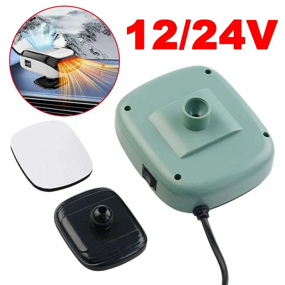 KIMLUD, Car Winter Fast Heating 120w Electric Heated Fan Auto Windshield Defogging Heating Cooling Truck RV SUV Travel Camper Tools, KIMLUD Womens Clothes