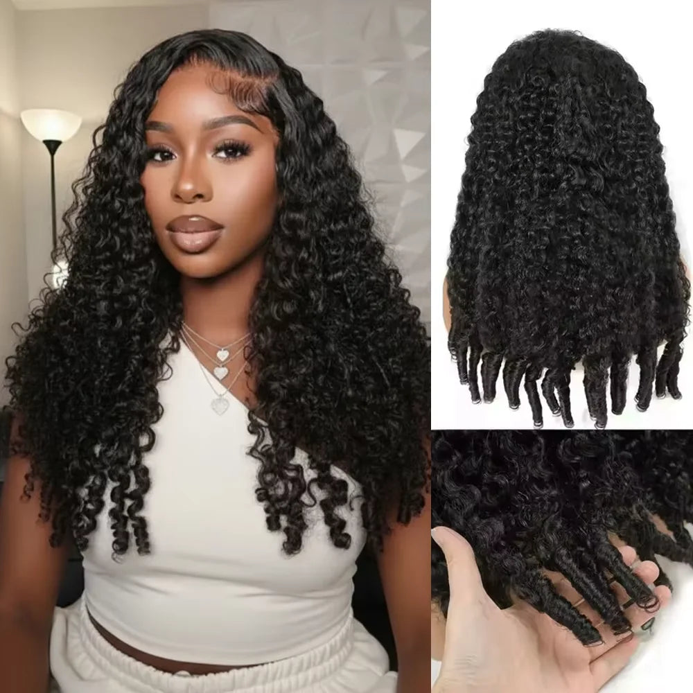 Wig – Remy Human Hair – Long Wave – Transparent | KIMLUD