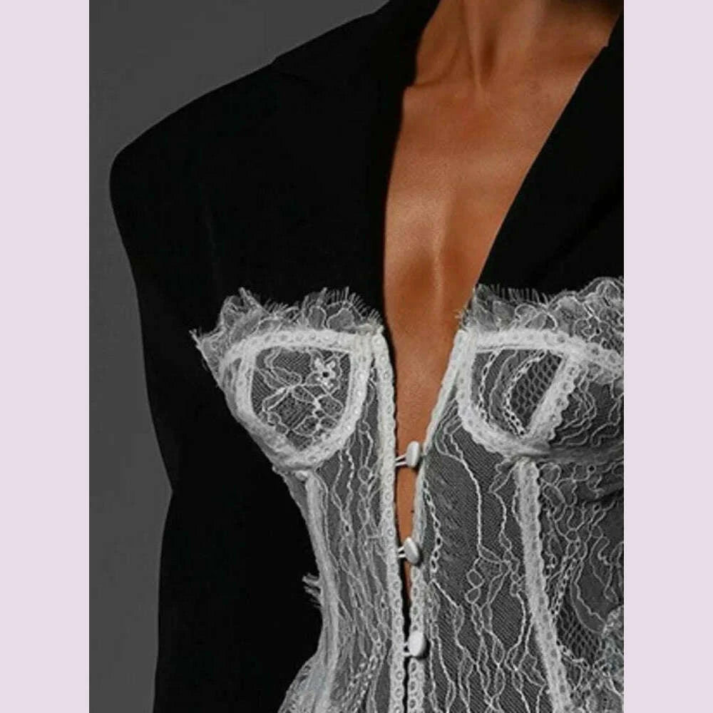 zmeenna-2025-spring-new-womens-black-blazer-with-delicate-white-lace-corset-overlay-structured-shoulders-zm954kimlud-womens-fashion-34622166