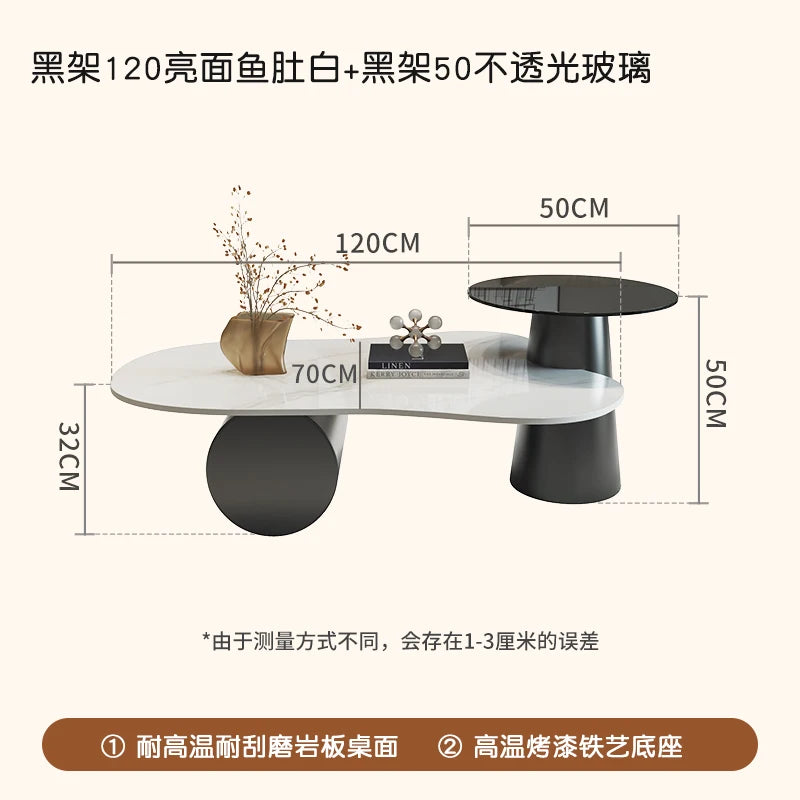Wooden Side Table Modern Minimalist — Natural | KIMLUD