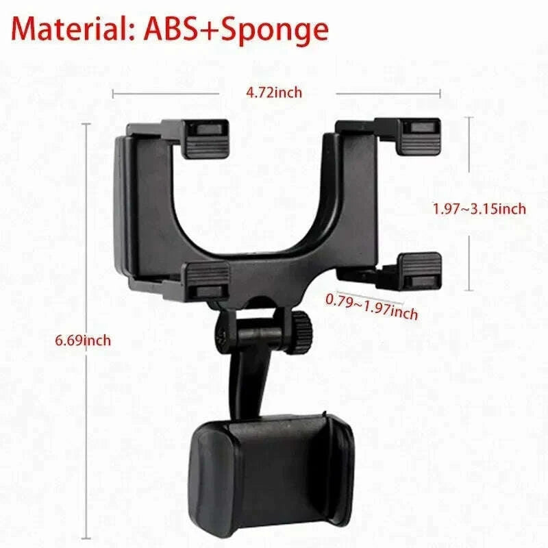 360-car-phone-holder-rearview-mirror-mount-bracket-navigation-gps-mobile-stand-clip-foldable-adjustable-car-cell-phone-supportkimlud-womens-fashion-34626823