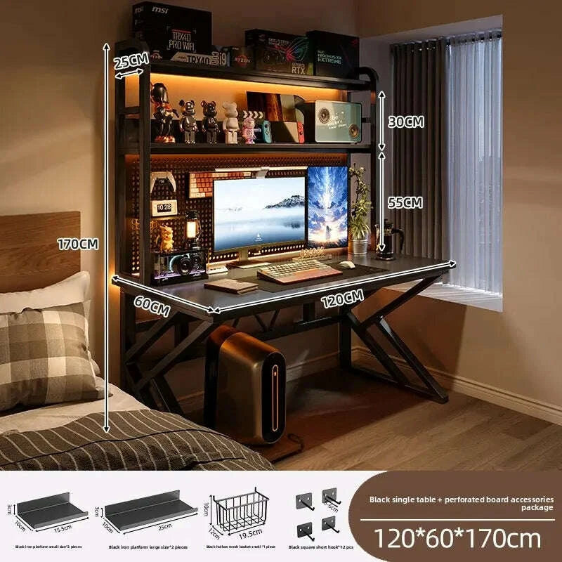 ergonomic-gaming-desk-with-built-in-bookshelf-cable-management-system-compact-computer-desk-for-small-spaces-bedroom-homekimludkimlud-35572291