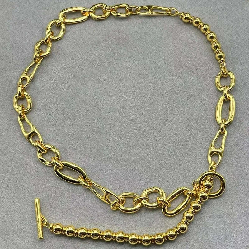 KIMLUD, 2025 Summer New Bestseller Shiny and Beautiful Blue Crystal Necklace, Women's Jewelry Gift, KIMLUD Womens Clothes